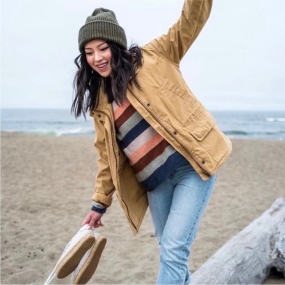 Madewell Jackets & Coats Madewell Prospect Jacket Dark Sahara Army